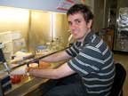 Raphael in tissue culture room